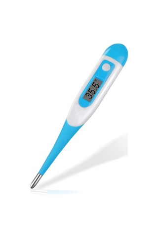 Sones Adet Lcd Elektronik Dijital Bebek Termometresi Su Geçirmez Yumuşak Uçlu Tıbbi Ev Termometresi, Rastgele Renk Teslimatı