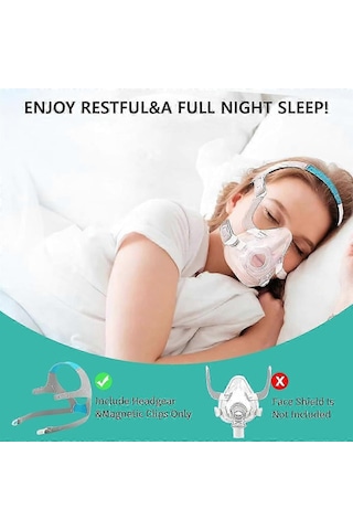 F20 İle Uyumlu 2 Paket Yedek Başlık, Manyetik Klipsli, Ayarlanabilir Yedek Başlık