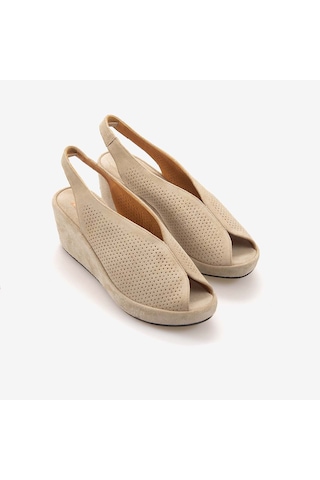 Hawen Angels Kadın Sandalet 5507 Bej