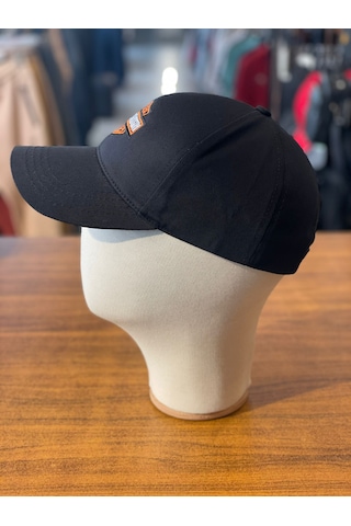 Hamze Harley Davidson Nakışlı Siyah Renk Cap Şapka Siyah