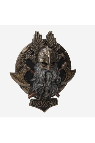 Veronese Design Viking Duvara Asmalı Valhalla Heykeli