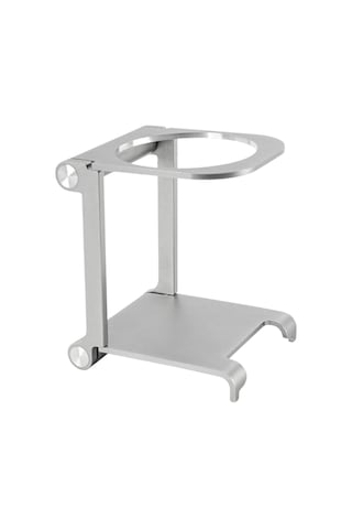 Homyl Katlanabilir Alüminyum El Demleme Braketi Küçük Manuel Gümüş