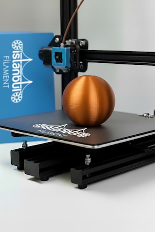 İstanbul Filament 3d Baskı Pla Filament Bakır 1 Kg Ø 1,75mm 0,05 Mm Bambu Lab Uyumlu 1.75mm