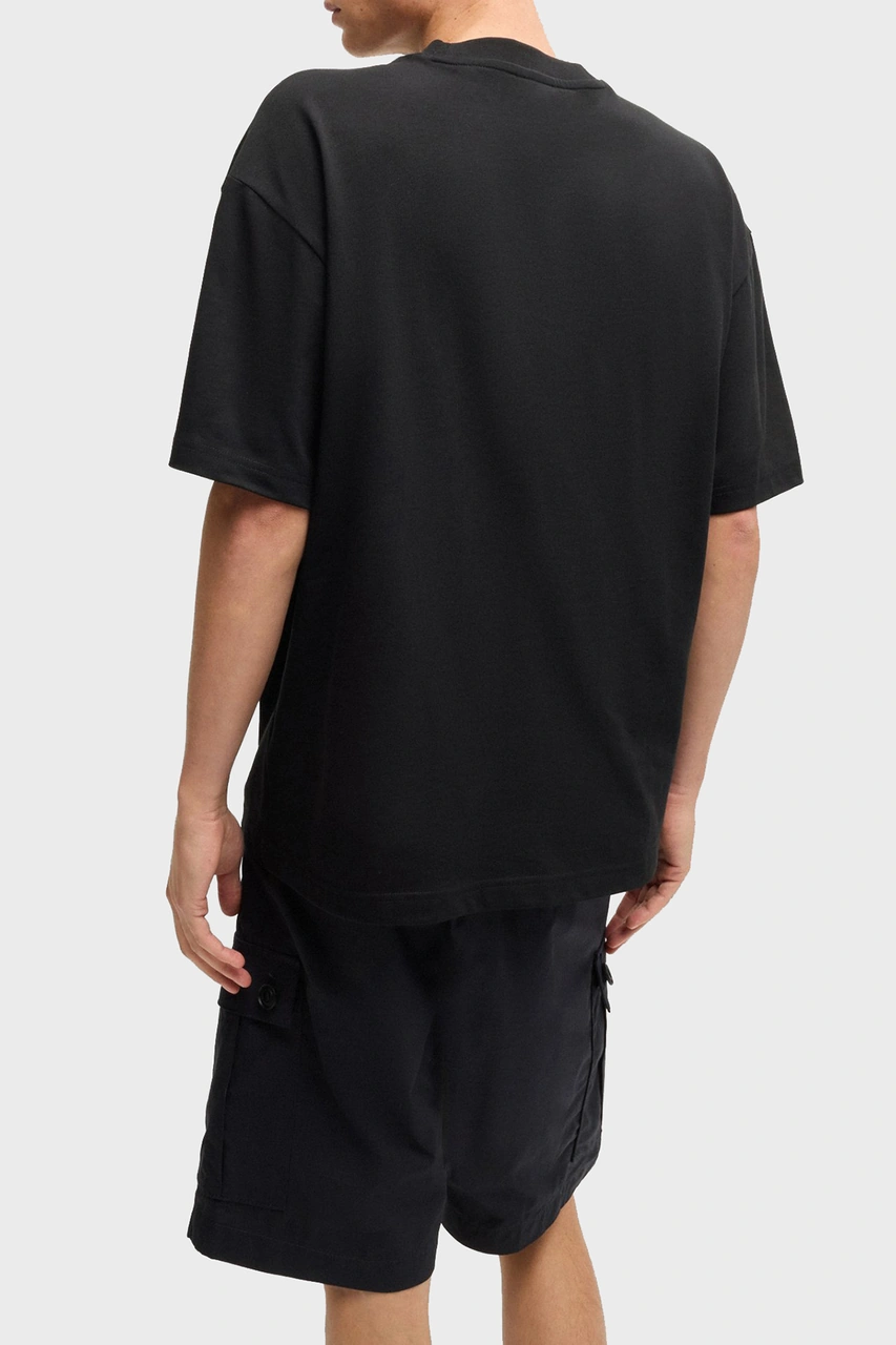 Hugo Erkek T Shirt 50525765 001 Siyah Siyah