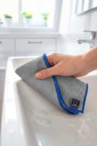 Twino 3'lü Güçlü Temizlik Bezi 25x25 Ultra Sert Banyo Lavabo Duşakabin Zor Kir Teli Ovma Bezi