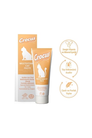 Crocus Kedi Multivitamin Macun 100 Gram