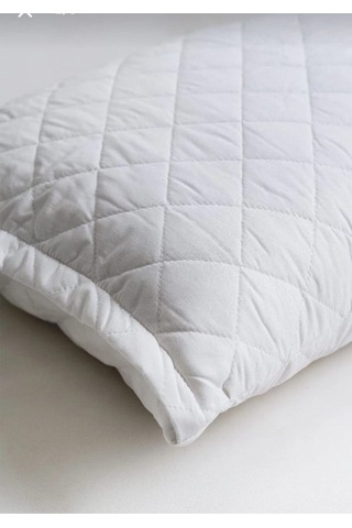 Kapitoneli Pamuklu Yastık Koruyucu Alez 4'lü Paket