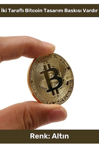 Deluxe Series Kutulu Hediyelik Kripto Hatıra Koleksiyon Bitcoin Madeni Para Altın Rengi 1 Adet