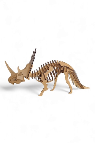 Ahşap Maket Dinozor Styracosaurus 150 X 210 X 420mm