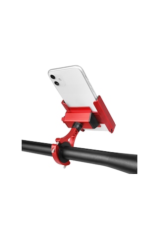Cyclıngbox-yükseltilmiş Alüminyum Alaşım Bisiklet Cep Telefonu,ya18857r-1 Kırmızı