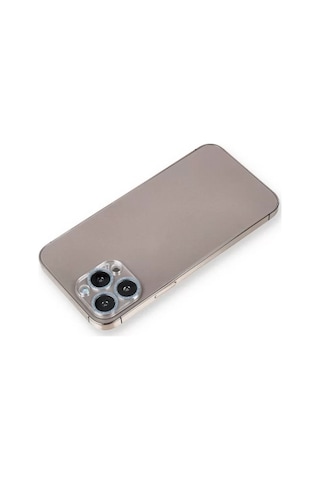 Newface Apple Uyumlu iPhone 12 Pro Max Shine Kamera Lens Koruma Cam - Sierra Blue,