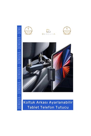 Telefontutucu Araç Arka Koltuk Başlık Uyumlu 360 Derece Döner Başlıklı Ayarlanabilir Tablet Telefon Diğer