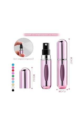 Doldurulabilir Metal Parfüm Şişesi, 5ml 0000 Parlak Vernik