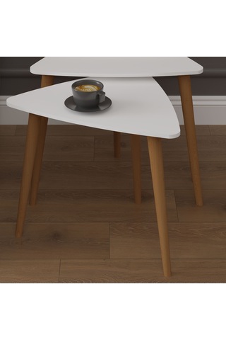 3 Lü Üçgen Zigon Sehpa Ahşap Ayaklı-sehpa02-beyaz