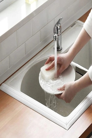 Su Sızdırmaz Geçirmez Lavabo Tezgah Küvet Duş Banyo Mutfak Pencere İzolasyon Şerit Bant 3,2 M X 38mm