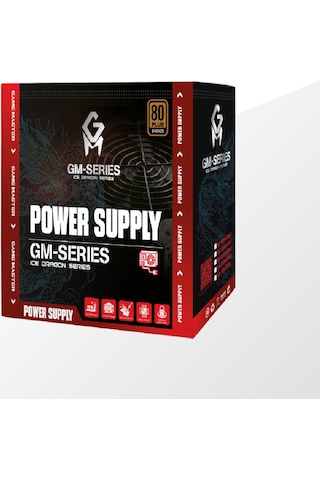 Game Master GM-SERIES 600 W 80+ Bronze Psu Güç Kaynağı