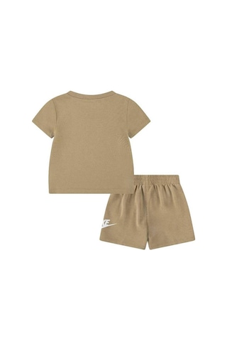 Nike Nıke Club Unısex Çocuk Şort T-shırt Takım 86l596-x3e Bej