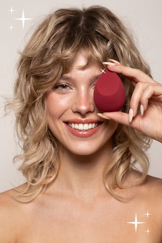 Makyaj Süngeri Fondöten Emmeyen Sponge Coffee Cup Hijyenik Merlot Pro 1 Mini
