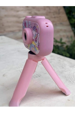 Ayaklı Mini Fotoğraf Makinesi Çocuk Için Eğitici Video Glblseme - 42 Kamera Kopya