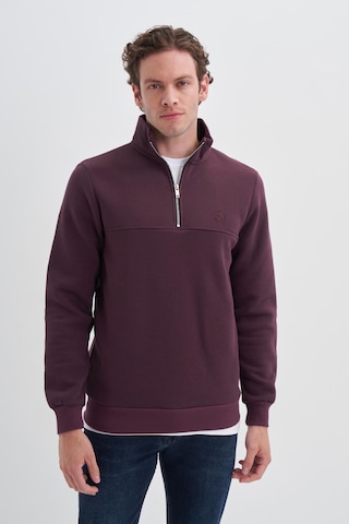 Cazador 56180 Erkek Dik Yaka Sweat Vişne