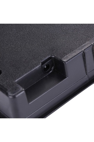 Ganzhoushop Zaman Takvimi Suntek Sıcaklık Saati Saat Led Göstergeli Elektrikli Duvar Dijital Xg Siyah