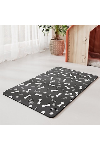 Evcil Hayvan Besleme Matı-emici Köpek Maması Matı Yemek Ve Su İçin-40x60cm, A Diğer