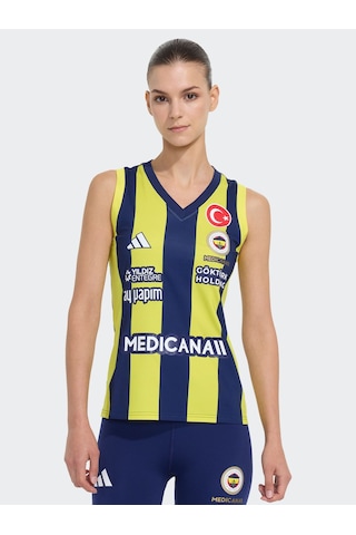 Fenerium Fenerbahçe Voleybol 2026/27 Adidas Çubuklu Kadın Forma Lacıvert-sarı