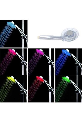 Novahub 6 Renkli Led Duş Başlığı - Ayarlanabilir Modlar, Abs Malzeme Diğer