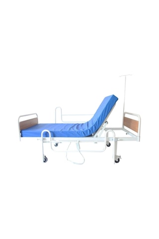 2 Motorlu Hasta Yatağı Karyolası Motorlu Hasta Yatağı Kumandalı