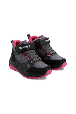Slazenger KESHA Çocuk Cırt Cırtlı Siyah / Fuşya Bot