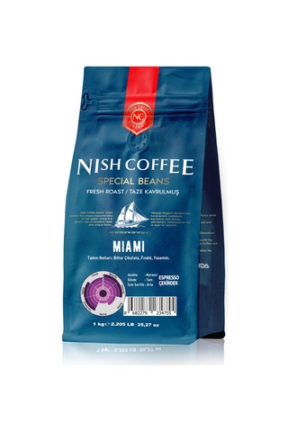 Nish Espresso Miami Kahve 1 KG