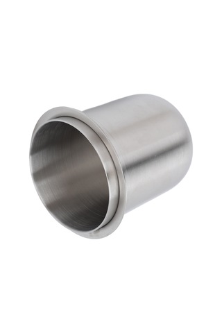 Geeroyoo 150ml Paslanmaz Çelik Kahve Toz Toplayıcı, 58mm İtalyan Kolu Uyumlu, Ellerden Kurtarır, Uçan Toz Engeller, Kolay Temizlenir Siyah Gri