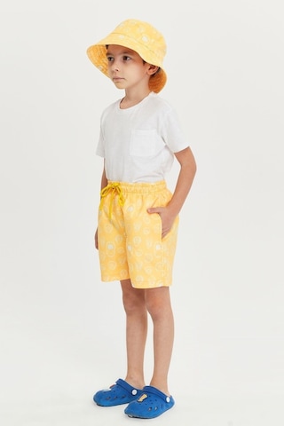 Benitto Kids Erkek Çocuk Desenli Bucket Şapka 7007-sarı Sarı