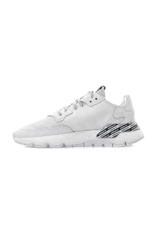 Adidas Nite Jogger Beyaz-siyah Spor Ayakkabı Erkek Beyaz