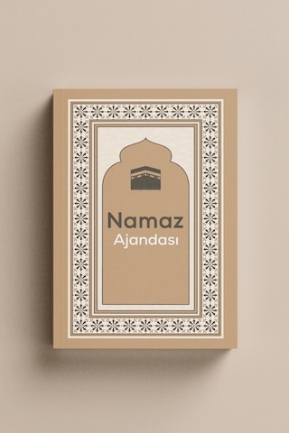 Namaz Ajandası Kahverengi Çok Renkli