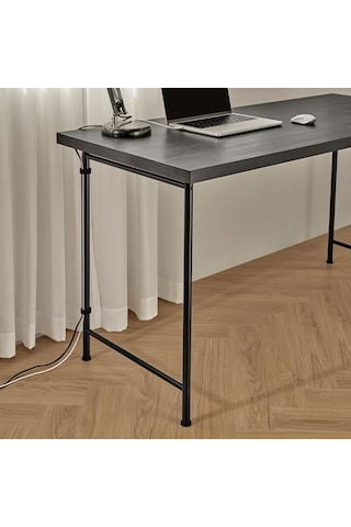 Ikea Spänd Çalışma Masası Ayağı, Siyah, 70 Cm