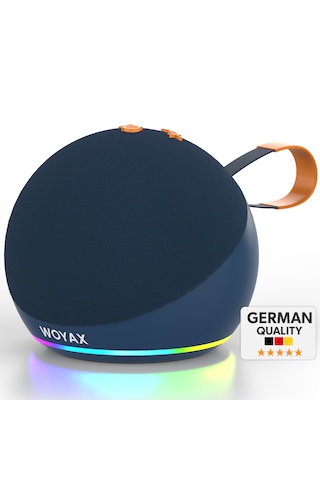 Woyax Taşınabilir Bluetooth Hoparlör, 15w Kablosuz Küre Speaker, Ses Bombası Usb, Tws, 15w Güçlü Ses Bass Küçük Büyük Boy