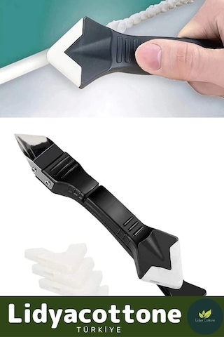 Fayans Derz Dolgu Silikon Kazıyıcı Sıyırıcı Sıyırıcı Doğrayıcı Uygulayıcı 3 İn 1 Aparat Mutfak Banyo