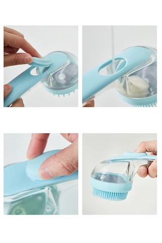 A02-1 Saç Masaj Aleti- Saç Bakım Aleti Şampuan Hazneli