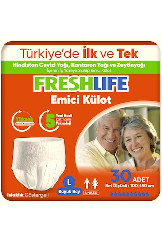 Freshlife Emici Külot Hasta Bezi L 30'lu