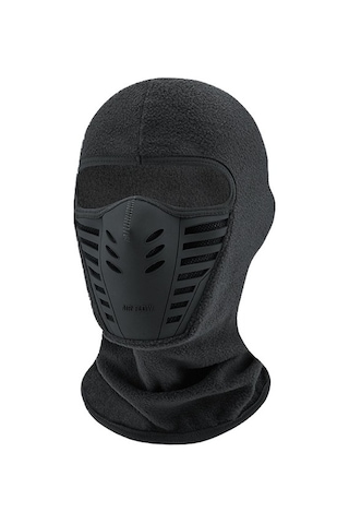 Primepickings Kışın Sürüş Ve Kayak Yaparken Toz Geçirmez Sıcak Maske Başlığı Altın