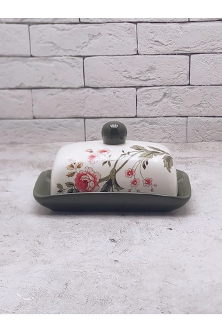 Rosenberg Krem Peynir İçin Kapaklı Seramik Tereyağı Kabı 208947042 Sütlü