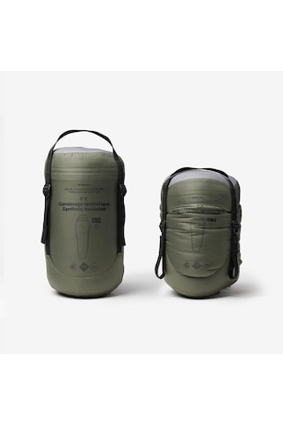 Sımond Outdoor Trekking Uyku Tulumu - Haki - Mt500 0 C Konfor Yeşil