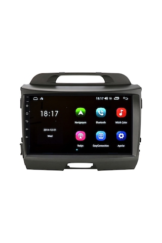 Otolas Kia Sportage Android Multimedya Navigasyon Oto Teyp 4 Gb + 32 Gb 9"