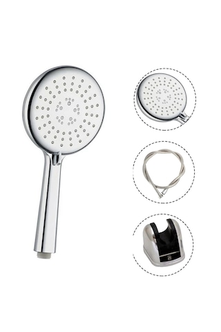 3 Fonksiyonlu Çevirmeli Duş Seti Model Venüs Mafsallı Duş Seti 3 Krom