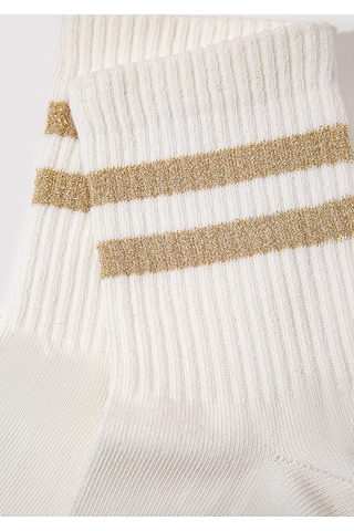 Mavi - Ekru Soket Çorap 1913241-70053 EKru