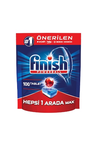 Finish Hepsi Bir Arada Max Bulaşık Makinesi Deterjanı 100 Tablet