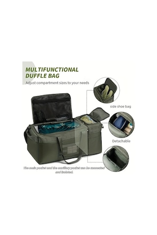 Sandwich Motion003 Khaki Seyahat Bavulu: Ayakkabı Bölmeli Sırt Çantası