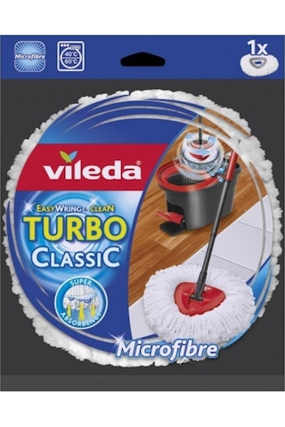 Vileda Turbo Sap + Üçgen Başlık + Mikrofiber Püskül