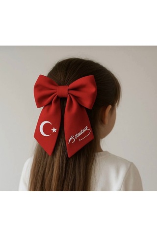 Atatürk İmzalı Türk Bayrağı Desenli Otomatik Toka 23 Nisan, 19 Mayıs, 29 Ekim Tören Tokası Çok Renkli 91985189